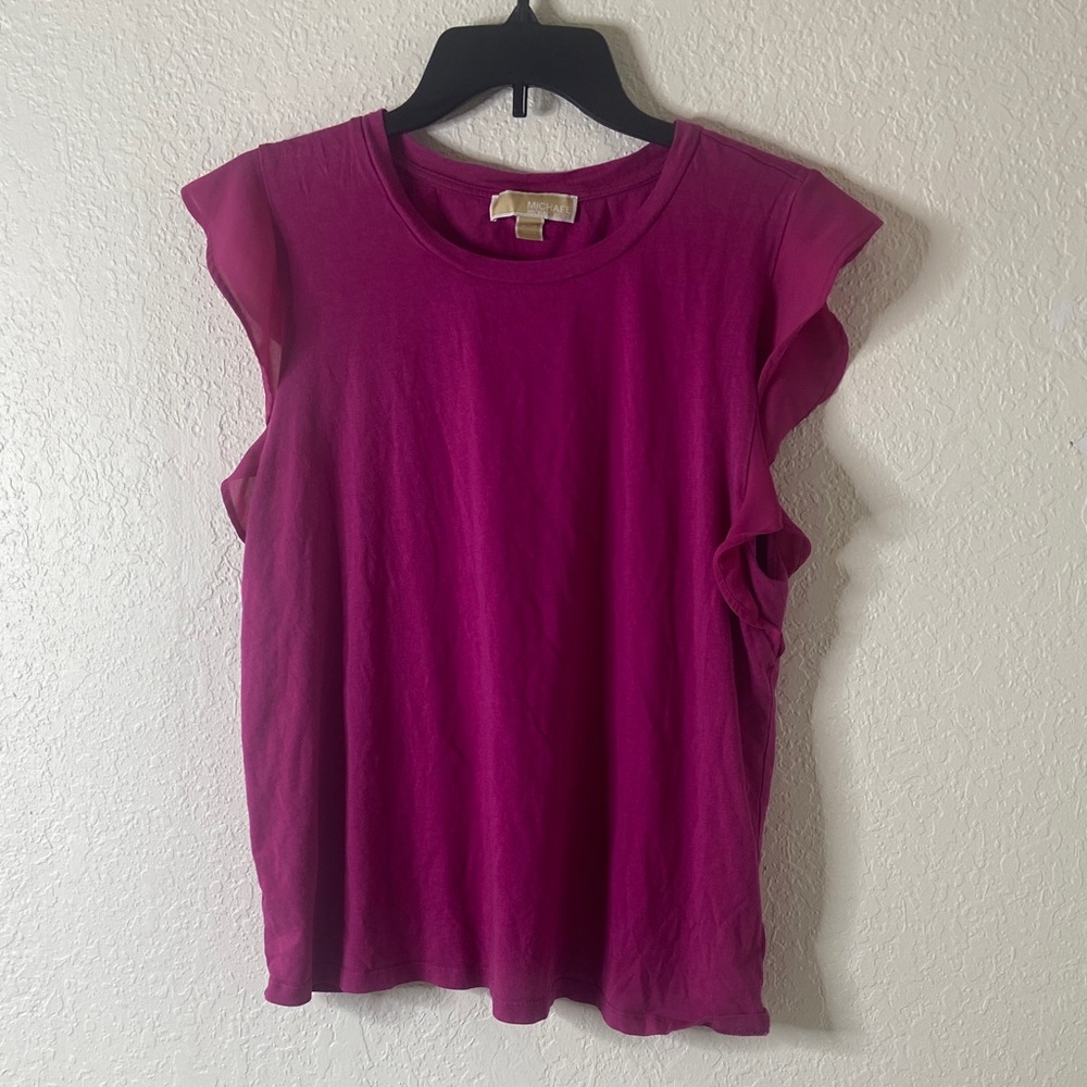 MICHAEL Michael Kors Fuchsia Muscle Tee